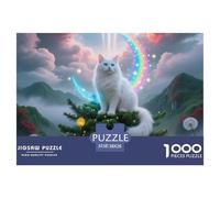 Oriental Longhair Puzle De 1000 Piezas Pasatiempo Creativo, Regalo, Diversión Pet Cat Juego Educativo Para Adultos Y Niños Mayores De 12 Años38x26cm/1000pcs