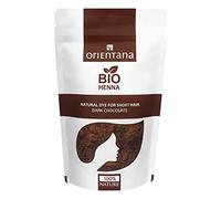 Orientana Bio Capelli Henné Cioccolato Fondente 100% Naturale Polvere Vegana A Base Di Erbe Per Tinture Per Capelli Per Capelli Corti E Medi 50g