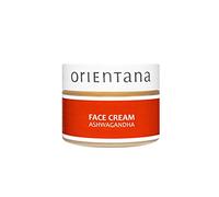 Orientana - Crema Viso Naturale Ashwagandha (Ginseng Indiano) E Burro Di Karitè | Giorno E Notte | Vegan Anti-Età | Ringiovanente E Nutriente Pelle Matura - 40g