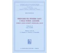 Orientarsi nel pensiero-Kant-e nelle norme-Gadamer-Nomos e Logos: Schmitt,...