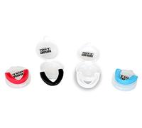 ORIENTE SPORT PARADENTI COLORATO con Custodia, Top Ring, OS 429JR - OS 429SR (Nero, Senior)