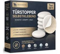 ORIENTHOUSE® Set di 7 fermaporta da parete, autoadesivi, 40 x 8 mm, protezione da parete per pareti e porte, Door Stopper, protezione da parete per maniglia della porta contro la