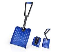 ORIENTOOLS Pala da valanga Pala da neve Pala di emergenza pieghevole con impugnatura a D e portatile in alluminio resistente per giardinaggio inverno auto campeggio all'aperto