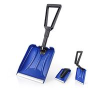 ORIENTOOLS Pala da valanga Pala da neve Pala di emergenza pieghevole con impugnatura a T e portatile in alluminio resistente per giardinaggio inverno auto campeggio all'aperto