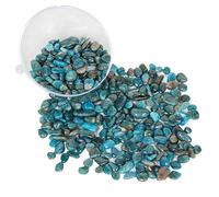 Orientrea 500g Cristallo di Apatite Blu Pietra schiacciato Naturale, Chip di Cristalli di guarigione di Patatine Fritte al Apatite Blu Sfuso, Pietre levigate per Cristalloterapia e Reiki, Artigianato