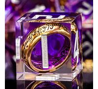 ORIFANTOU Set di dadi magici dorati per DND, con scatola, colore viola, con bordo affilato, fatti a mano, poliedrici, per l'uso con giochi da tavolo D&D RPG, D20, D12, D10, D8, D6, D4