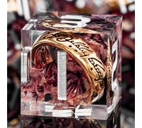ORIFANTOU - Set di dadi magici in resina con bordo affilato, con custodia, dadi poliedrici D20, D12, D10, D8, D6