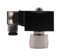 Orifice 1,2 mm 200 bar 2 mm 100 bar in acciaio inox 304 2 vie ad alta pressione normalmente chiusa elettrovalvola G 1/4" 1/8" AC220V DC24V (DC 12V-Orifice 1,2 mm 200BAR, 0,25 pollici)