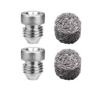 Orifizio da 1,1 mm per Cannone A Schiuma e Generatore di Schiuma, Ugello Filettato di Ricambio e Filtro A Rete per Lancia Schiuma di Neve, 3000 PSI