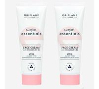 Oriflame ESSENTIALS Crema Viso Equità con Vitamine E e B3 SPF10, 50ml x 2