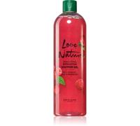 Oriflame Love Nature Organic Mint & Raspberry gel detergente esfoliante con aroma di lamponi 500 ml