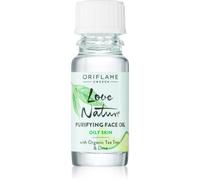 Oriflame Love Nature Organic Tea Tree & Lime olio detergente per pelli problematiche, acne 10 ml
