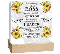 ORIGACH Regali per Boss,Decorazione da scrivania per ufficio, regalo per il giorno del capo, regalo per leader manager uomini donne, regalo di ringraziamento per il compleanno del capo