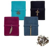 ORIGACH Sacchetto per carte di tarocchi con set di accessori per tarocchi, 4 sacchetti di velluto colorati per biglietti di tarocchi, con 13 ciondoli vintage, strumenti di divinazione per oggetti di