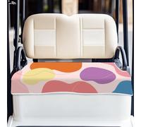 ORIGACH Set di coprisedili per carrello da golf multicolore astratto per carrello da golf universale per sedile fresco e confortevole, per sedili da golf per 2 persone, 100% microfibra, 78,5 × 130 cm