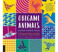 Origami Animals Super Paper Pack (Tascabile) Origami Super Paper Pack