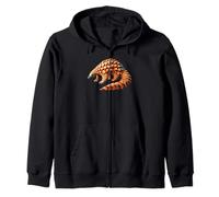 Origami Art Armadillo Armadilli Felpa con Cappuccio