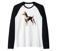Origami Art Smooth Fox Terrier Smooth Fox Terriers Maglia con Maniche Raglan