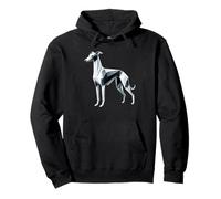 Origami Art Whippet Whippets Felpa con Cappuccio