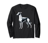 Origami Art Whippet Whippets Maglia a Manica
