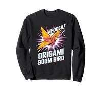 Origami Boom Uccello Cultura Pop Estetica Giapponese Felpa