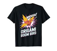Origami Boom Uccello Cultura Pop Estetica Giapponese Maglietta