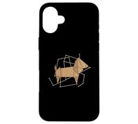 Origami Cane come fresco Animale Custodia per iPhone 16 Plus