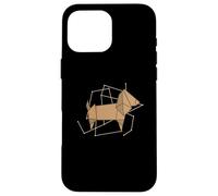Origami Cane come fresco Animale Custodia per iPhone 16 Pro Max