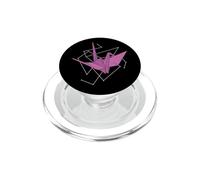 Origami Crane come forma fredda PopSockets PopGrip per MagSafe