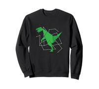 Origami Dino Come Fresco Forma Felpa