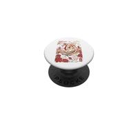 Origami giapponese Art Dragon PopSockets PopGrip Adesivo