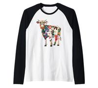 Origami Giapponese Kobe Rind T per i Fan Giapponesi della Maglia con Maniche Raglan