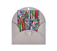 Origami Multicolor Papercraft Gru Stampa Vuoto Perla Carta Auguri, Verticale Notecards Disegni, Buste Per Grazie, Inviti