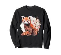 Origami Panda Rosso Kawaii Giappone Piccoli Panda Orsi Gatto Felpa