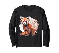 Origami Panda Rosso Kawaii Kimono Piccoli Panda Orsi Gatto Maglia a Manica