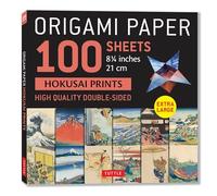 Origami Paper 100 Sheets Hokusai Prints: High Quality, Double-Sided, Extra Large Origami Sheets 8 1/4 inches 21 cm