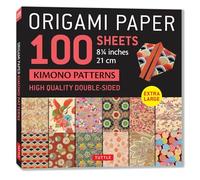 Origami Paper 100 sheets Kimono Patterns 8 1/4" (21 cm): Extra Large