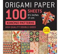 Origami Paper 100 sheets Kimono Patterns 8 1/4" (21 cm)