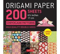 Origami Paper 200 sheets Chiyogami Patterns 6 3/4" (17cm)