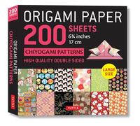 Origami Paper 200 Sheets Chiyogami Patterns: Tuttle Origami Paper: High Quality, Double-sided Origami Sheets With 12 Different Patterns - Instructions for 6 Projects Included