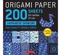 Origami Paper 200 sheets Japanese Shibori 8 1/4" (21 cm)