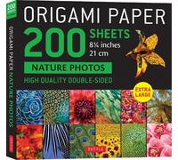 Origami Paper 200 sheets Nature Photos 8 1/4" (21 cm)