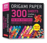 Origami Paper 300 Sheets Tie-Dye Patterns: 4 Inches 10 Cm: Tuttle Origami Paper: Double-Sided Origami Sheets Printed with 12 Different Designs