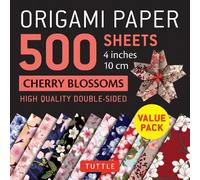 Origami Paper 500 sheets Cherry Blossoms 4" (10 cm)