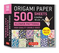 Origami Paper 500 Sheets Flower Patterns: Tuttle Origami Paper: Double-Sided Origami Sheets Printed with 12 Different Illustrated Patterns