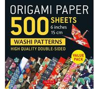Origami Paper 500 sheets Japanese Washi Patterns 6" (15 cm)