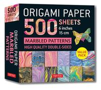 Origami Paper 500 Sheets Marbled Patterns: High Quality Double-Sided