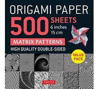 Origami Paper 500 sheets Matrix Patterns 6" (15 cm)