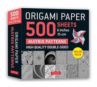 Origami Paper 500 sheets Matrix Patterns 6" (15 cm): Tuttle Origami Paper: