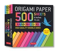 Tuttle Studio Origami Paper 500 sheets Rainbow Colors 6" (15 cm) (Notebook)